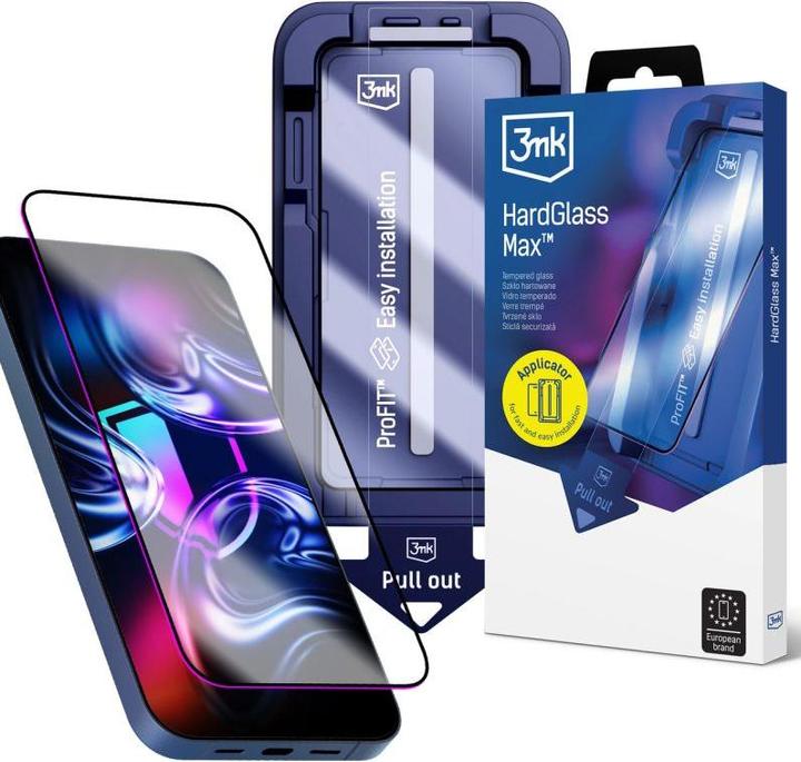 Actual product image 3MK HardGlass Max Tempered Glass for Samsung Galaxy S24/S25 (1 pcs., Samsung Galaxy S24+, Samsung Galaxy S25+)