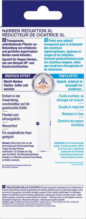 Actual product image Hansaplast Narben Reduktion Pflaster XL (21 x)
