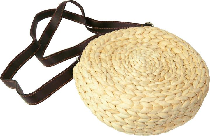 Immagine prodotto Natura Punto Borsa a tracolla rotonda in materiale naturale