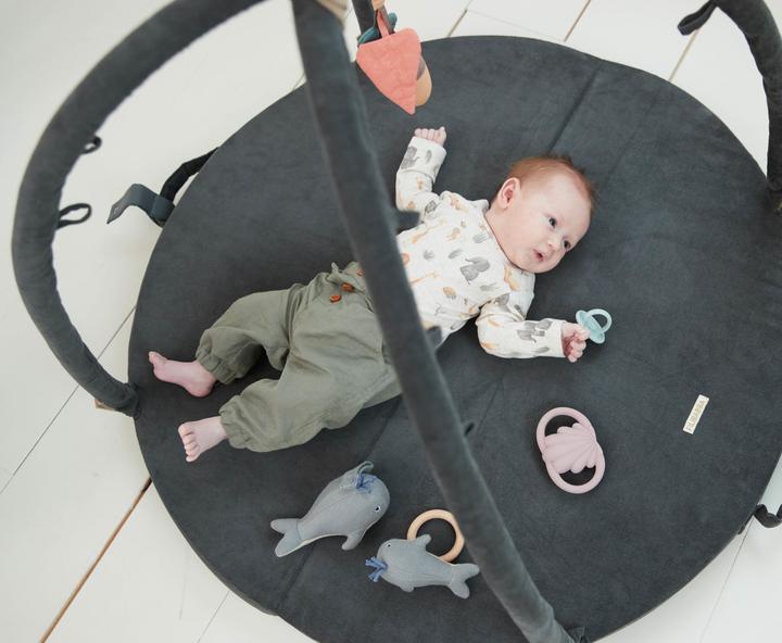 Immagine prodotto Filibabba Loui Multi Play Mat - Grigio Pietra (90 x 90 x 4 cm)