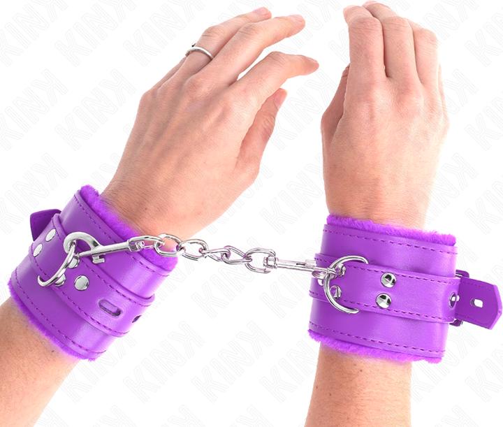 Productafbeelding Kink Bontbeklede Polsbeker Met Vierkante Bladeren, Paars En Paars Katoen, Opzettelijk