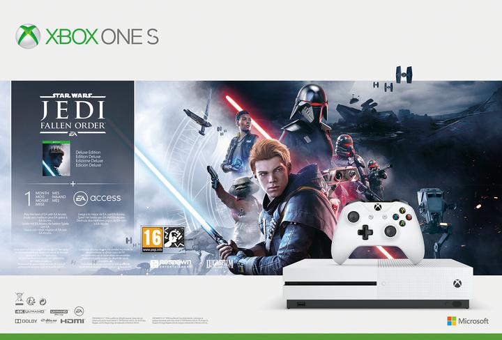 Productafbeelding Microsoft Xbox One S - Star Wars: Jedi Gevallen Orde Bundel