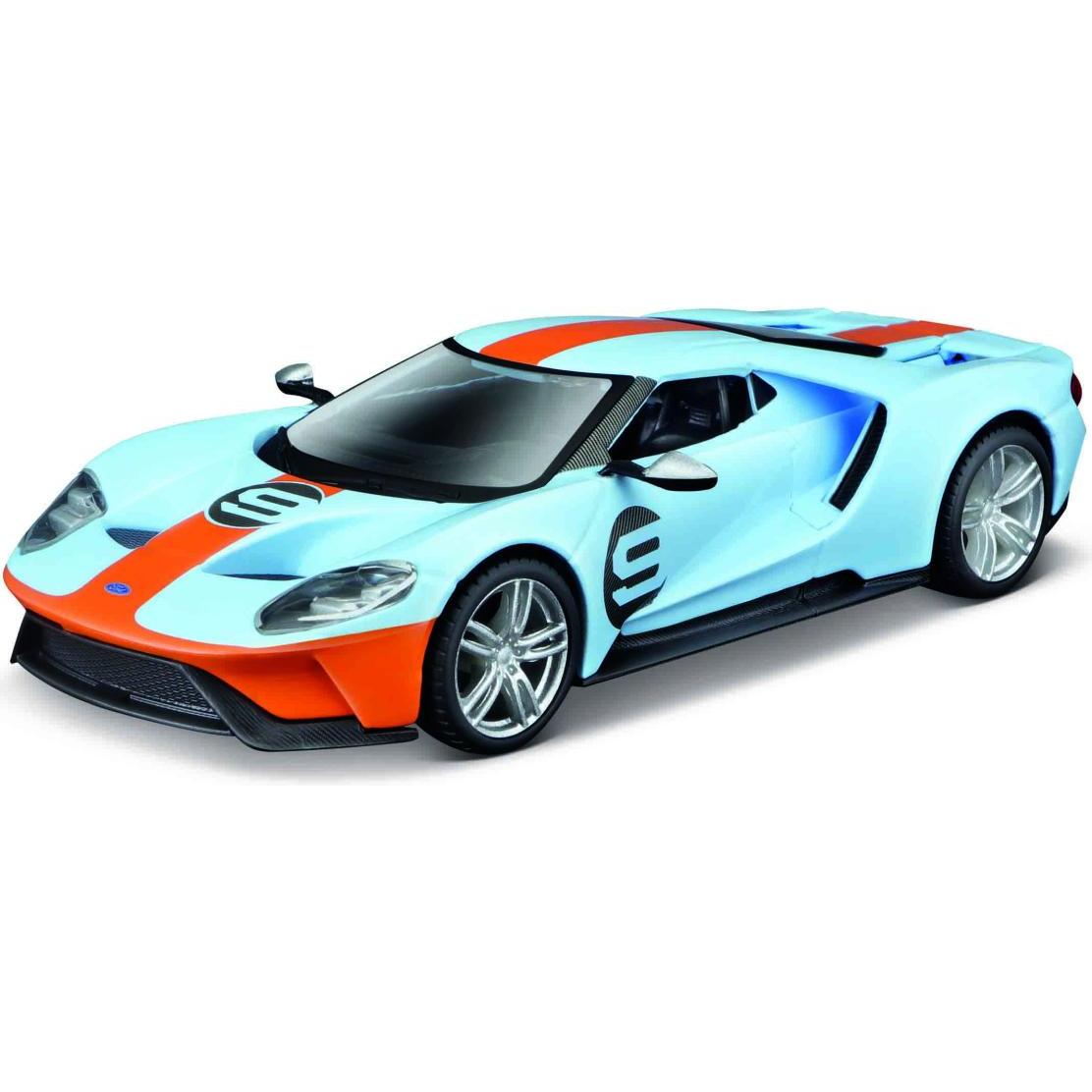 Bburago Rennen 2019 Ford Gt Heritage 9 hellblau