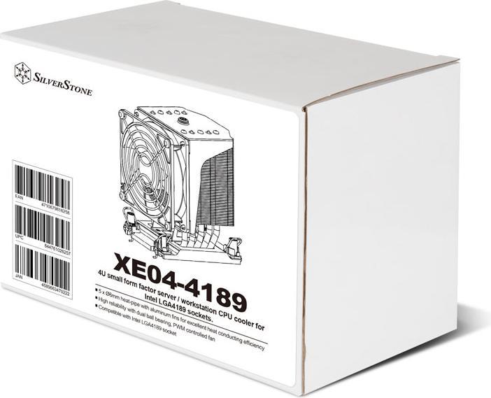 Actual product image Silverstone SST-XE04-4189 - Xenon 4U small form factor server / workstation CPU cooler for Intel LGA (126 mm)