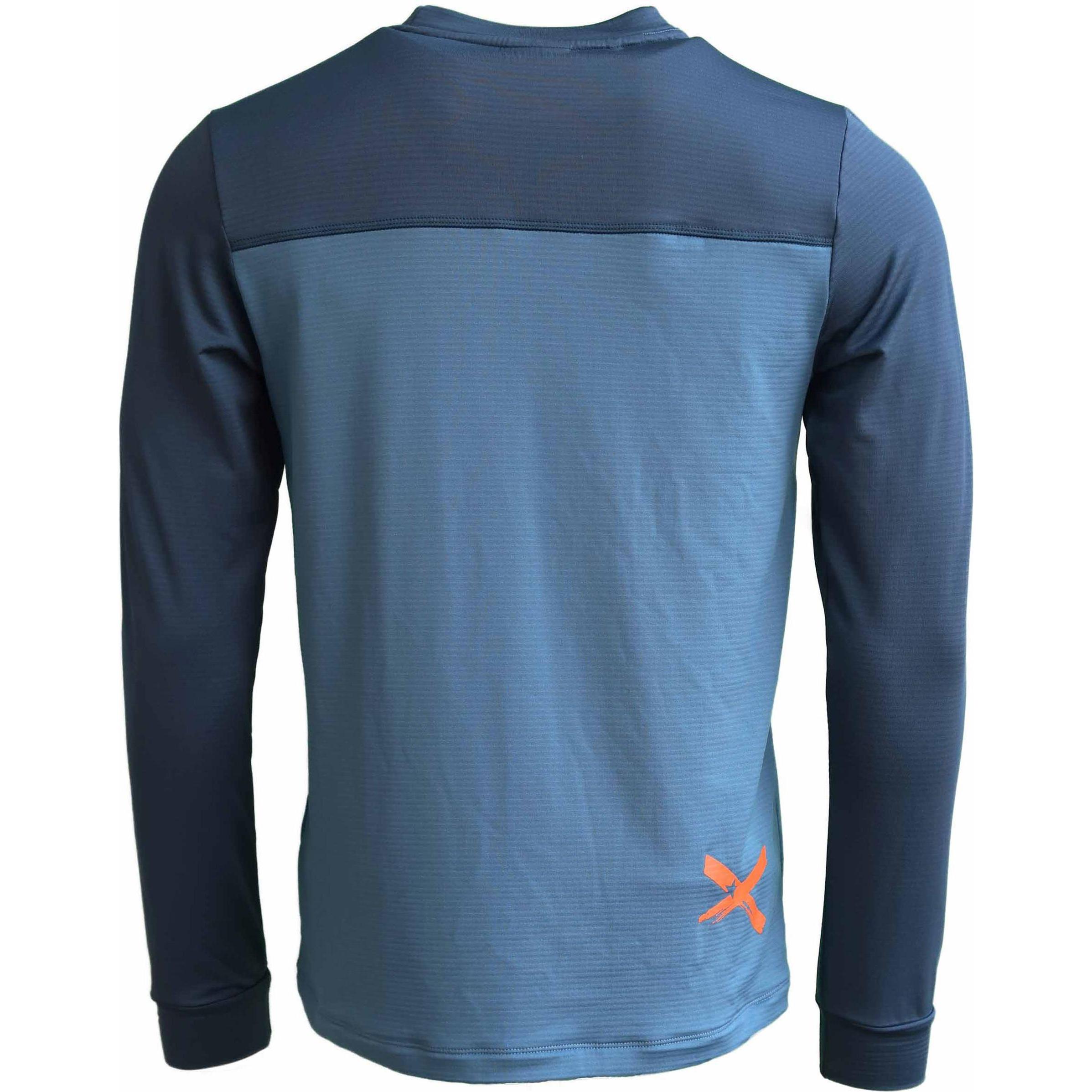 Thumbnail - Zimtstern, Herren, Pullover, Crewz Shirt L/S, Blau, (M)