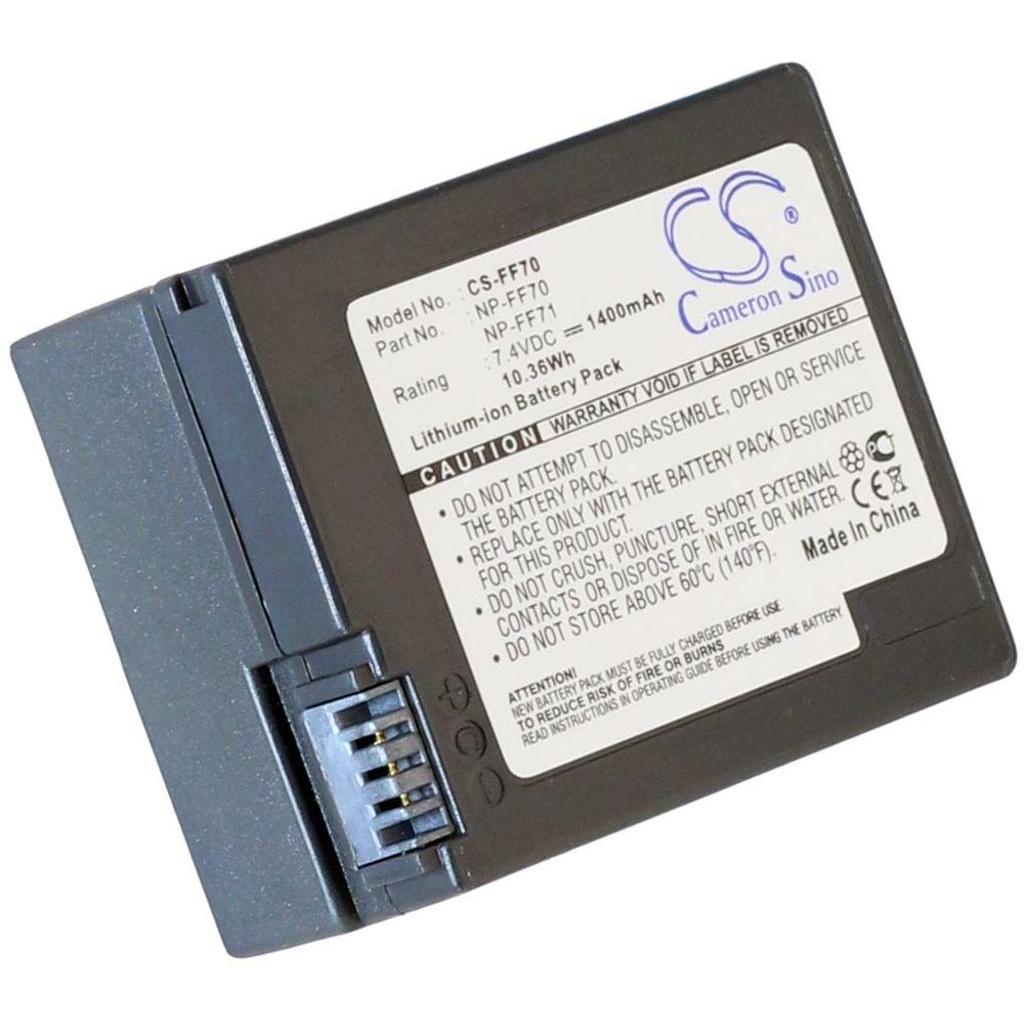 CS Cameron Sino Battery for NP-FF70 replacement battery (Batteria della fotocamera), Alimentatore fotocamera