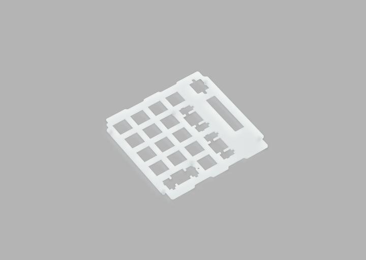 Actual product image Glorious GMMK Wireless Numpad Switch Plate - Polycarbonate
