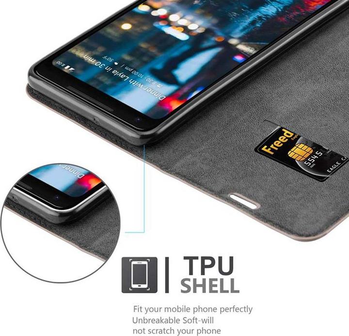 Actual product image Cadorabo Book Invisible Magnet Cover (Google Pixel 2 XL)