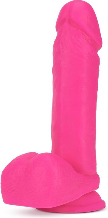 Image du produit Blush Gode réaliste Neo double densité - 8 pouces de long 1.75 pouces de large - Base de la coupelle de