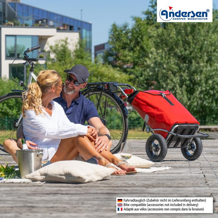 Image du produit Andersen Royal Shopper Ortlieb Chariot à provisions 65 cm avec roues gonflables