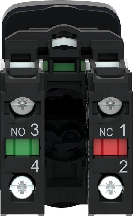 Produktbild Schneider Electric Pushbutton Dble Green I Red O 1NO/1NC