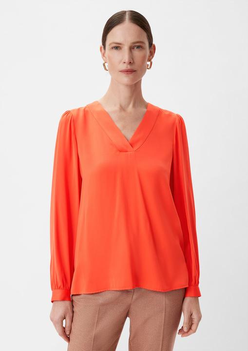 Actual product image Comma Bluse Satinbluse aus Viskosemix (38)