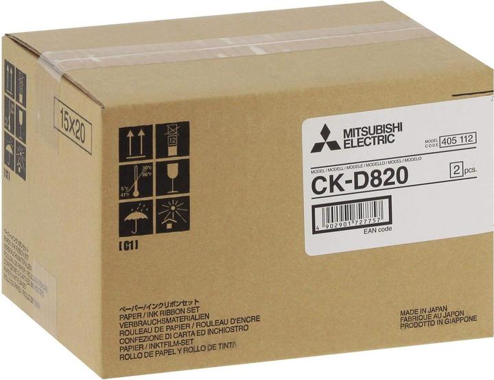 Image du produit Mitsubishi Electric CK-D 820 10x15 cm 2x 430 tirages (10 x 15 cm, 430 pcs)