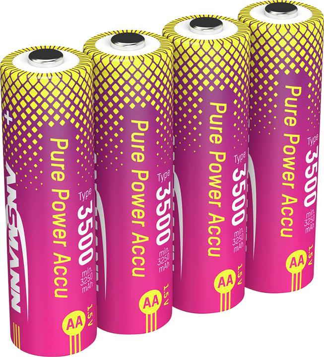 Actual product image Ansmann High-quality AA size lithium batteries (4 pcs., AA, 3500 mAh)