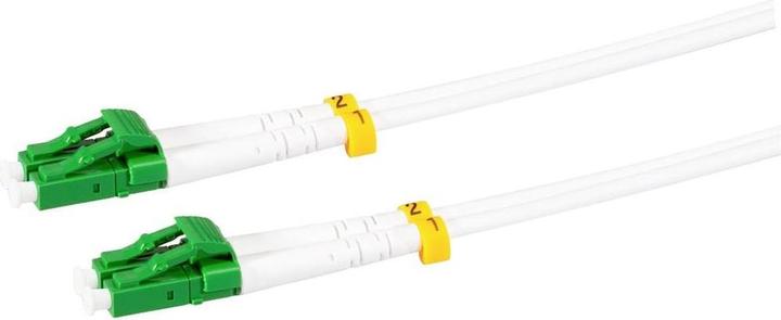 Produktbild LogiLink Stahlarmiertes Glasfaser-Patchkabel OS2, Duplex LC/APC - LC/APC, 3 m (3 m)