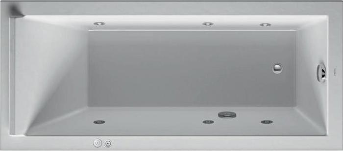 Immagine prodotto Duravit Vasca idromassaggio rettangolare STARCK 165 l 170x75 we 1 sistema RS Jet (165 l, 170 cm, 75 cm)