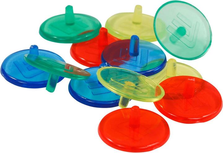 Produktbild Masters Golfballmarkierer Neon 12Erpack