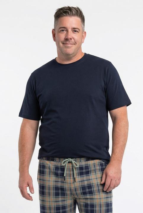 Produktbild Men+ Schlafanzug, kurze Form, Karo-Hose (3XL)