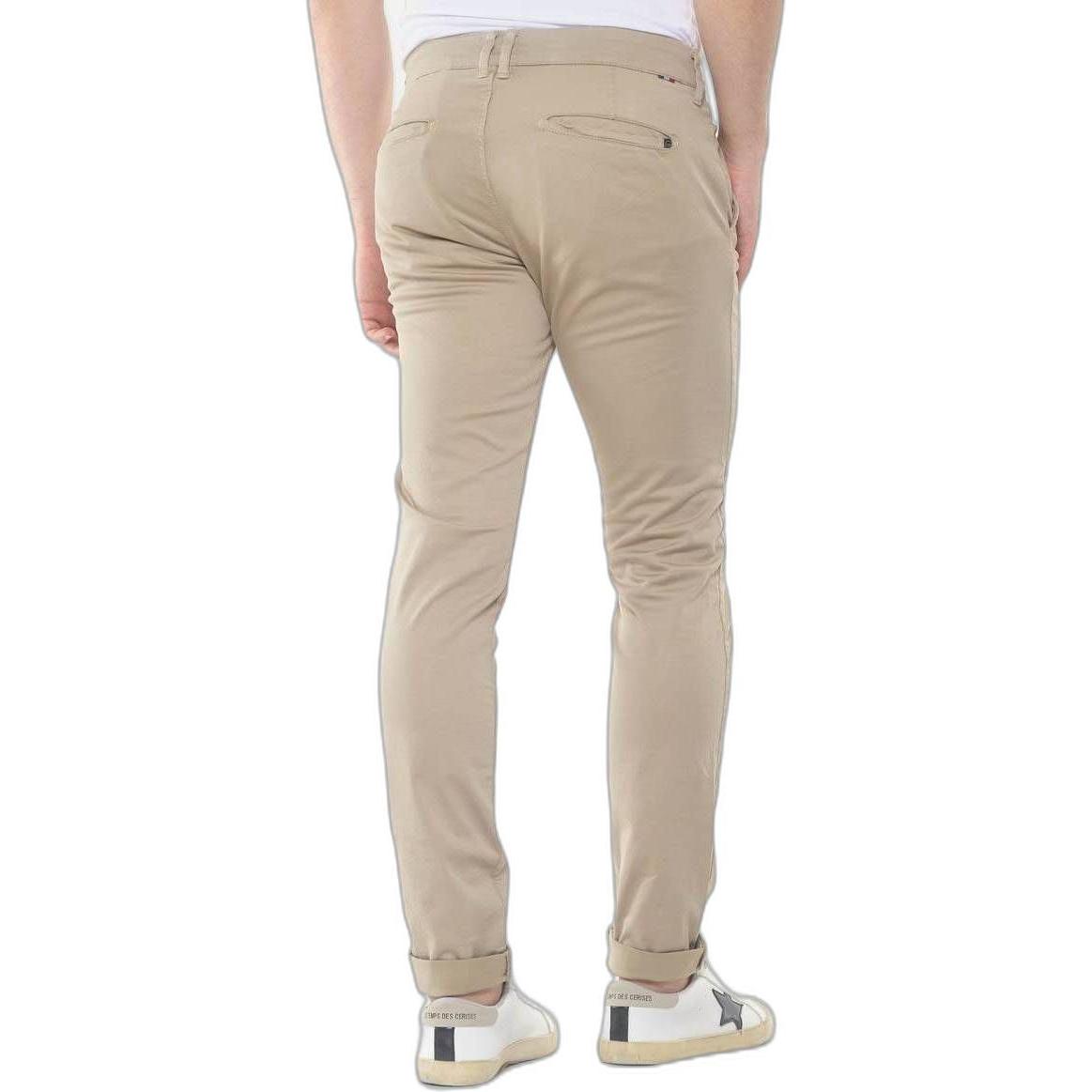 Thumbnail - Le Temps Des Cerises, Herren, Hosen, schmal geschnittene chinohose jas, Braun, (27)
