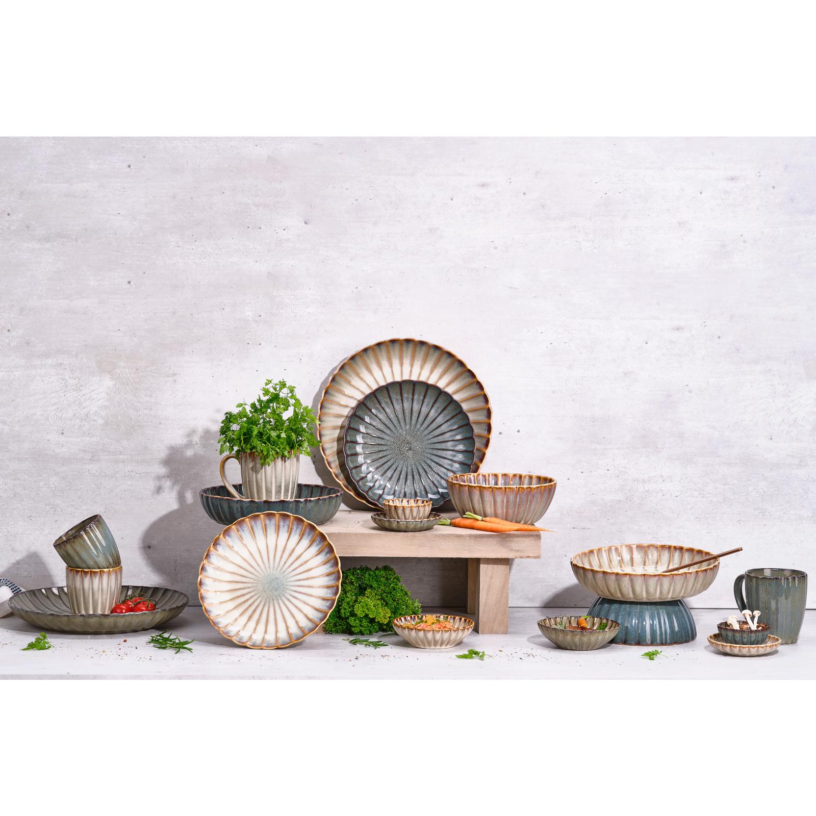 Thumbnail - 4x Cosy&Trendy Speiseteller 'Astera Pearl', Teller, Grau