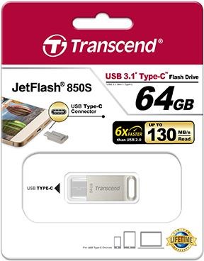 Produktbild Transcend Jetflash (64 GB, USB-C, USB 3.0)