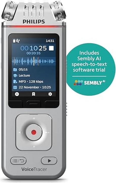 Image du produit Philips DVT4115 Traceur vocal numérique (8 Go)