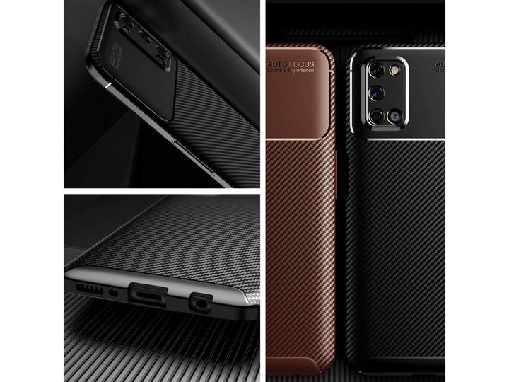 Actual product image Screenguard Oppo A52 / A72 Cover Carbon Design TPU Case (Oppo A52, Oppo A72)