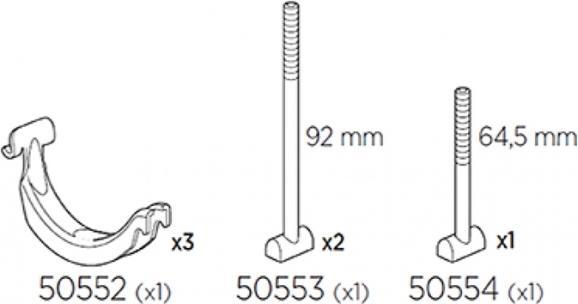 Actual product image Thule ProRide square tube adapter (Black)