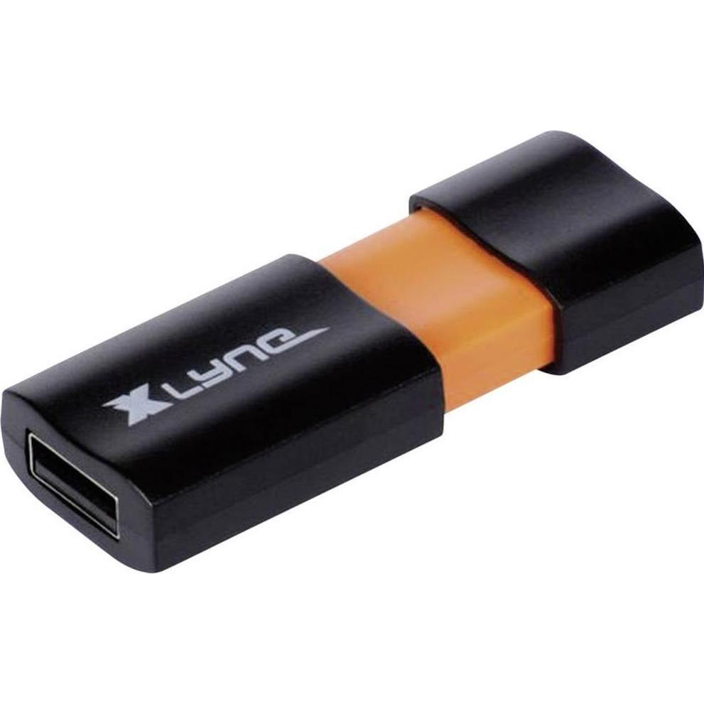 Xlyne Highspeed Wave (16 GB, USB-A, USB 2.0), USB Stick, Schwarz