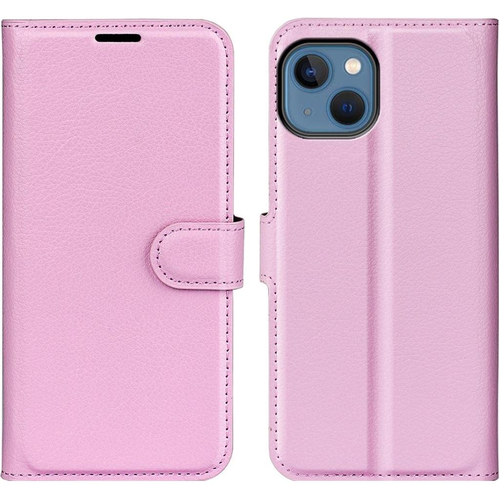Screenguard Apple iPhone 14 Leather Guard Lederhülle (Apple iPhone 14), Smartphone Hülle, Rosa
