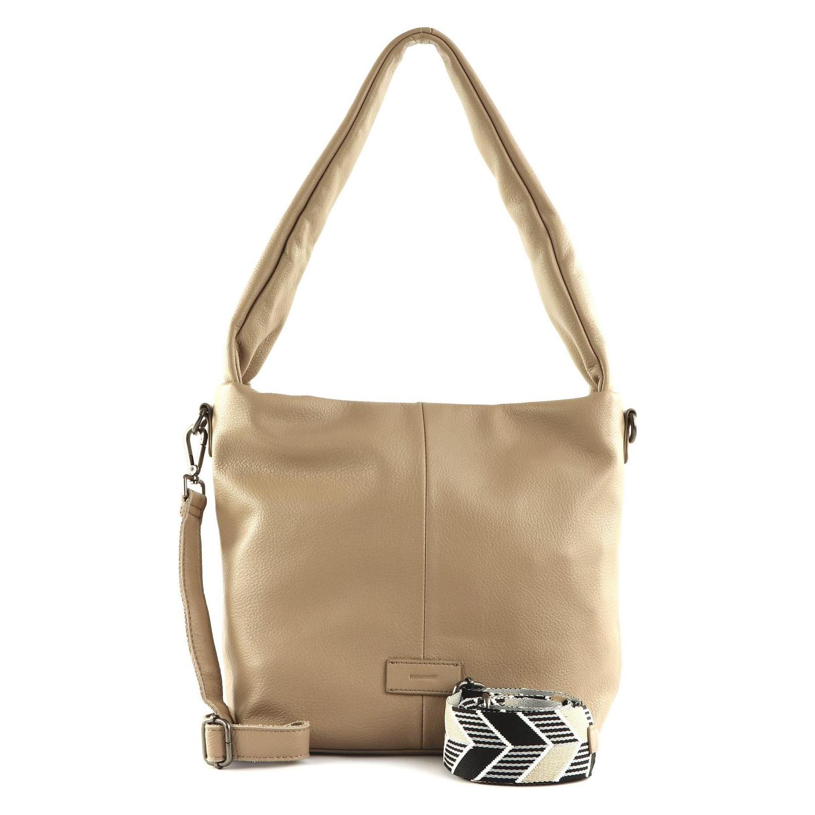 FredsBruder, Damen, Handtasche, Fosa Midi Hobo Bag, Grau