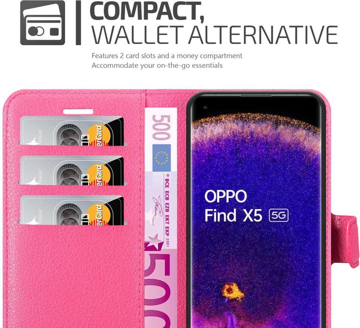 Immagine prodotto Cadorabo Custodia con supporto a libro per Oppo FIND X5 (Oppo trova X5)