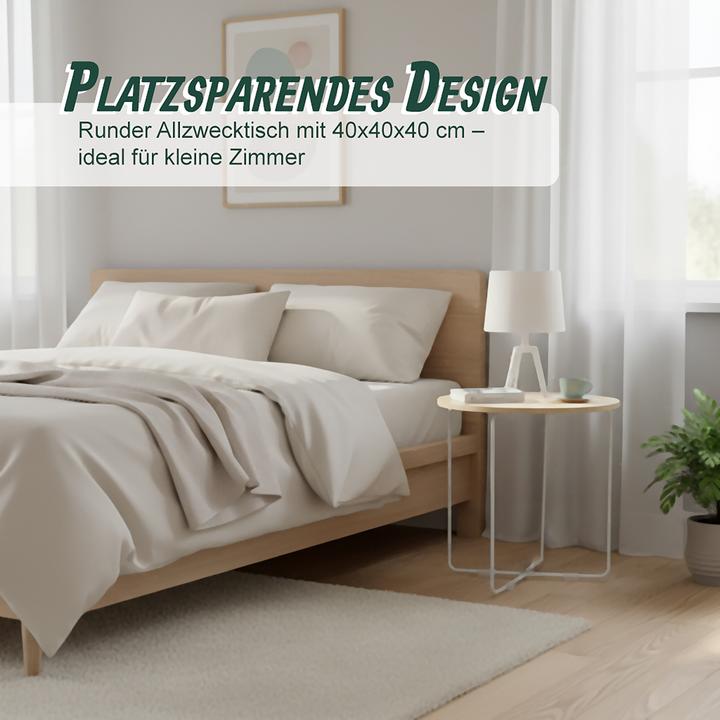 Actual product image Relaxdays side table (40 x 40 x 40 cm)
