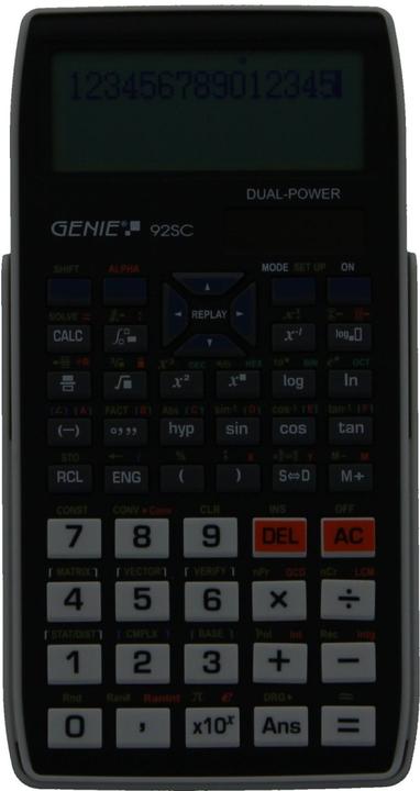Produktbild Genie Technisch-wissenschaftlicher Rechner mit 580 Funktionen,.. (Batterien)