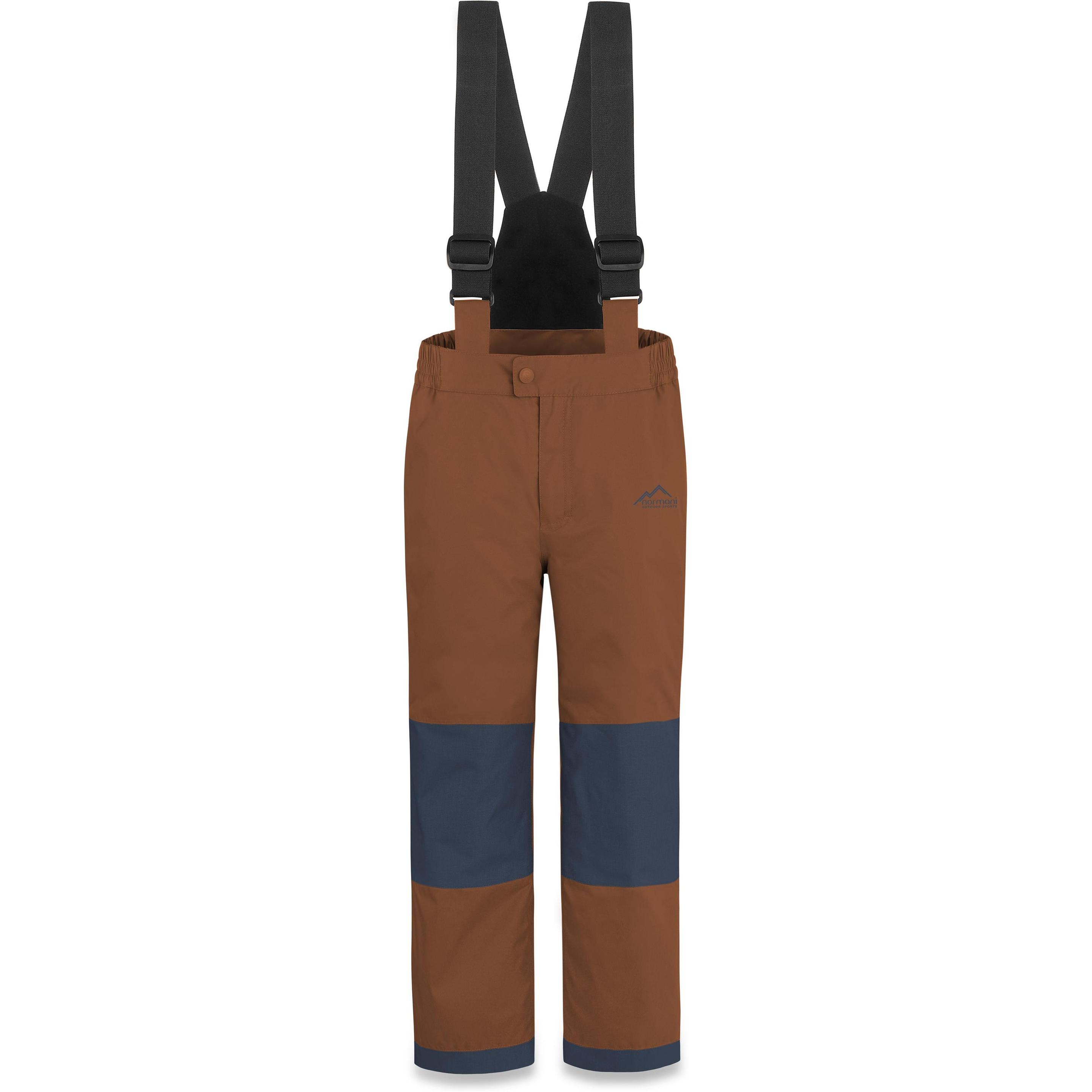 Normani, Herren, Skihosen, Kinder Winterhose Salcha - 1149 (122, 128, 125 B), Grau, 122, 125 B, 128