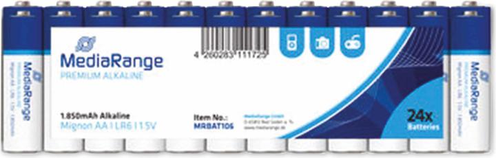 Produktbild MediaRange Premium - Batterie 24 x AA-Typ - Alkalisch (24 Stk., AA, 1850 mAh)