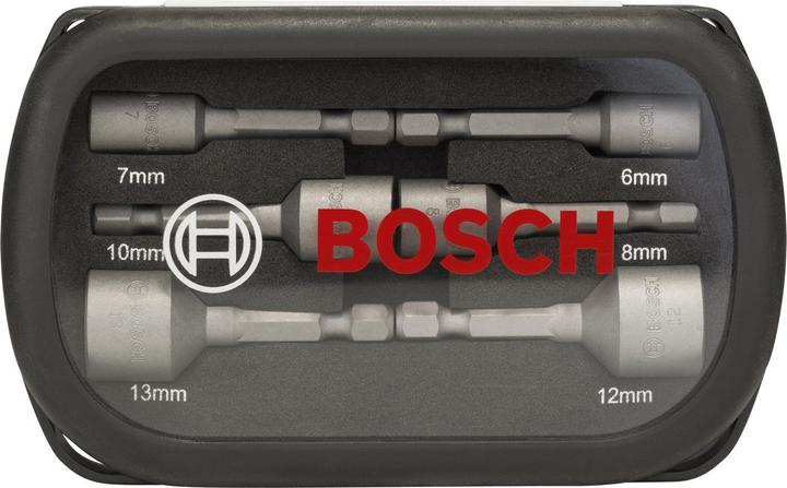 Produktbild Bosch Professional Zubehör 6-tlg. Steckschlüssel-Set, 6–13 mm (12 mm, 10  mm, 13 mm)