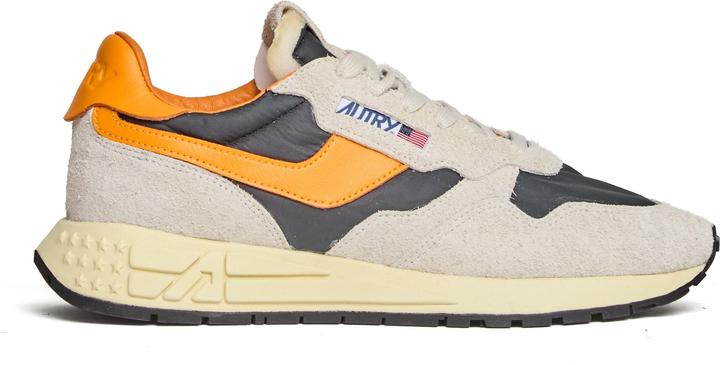 Image du produit Autry Sneakers Reelwind Low Nera, Arancio, Beige (42)