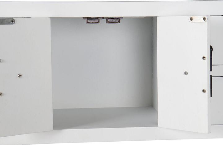 Image du produit DKD Home Decor Console Fir Silver White MDF Wood 98 x 26 x 80 cm