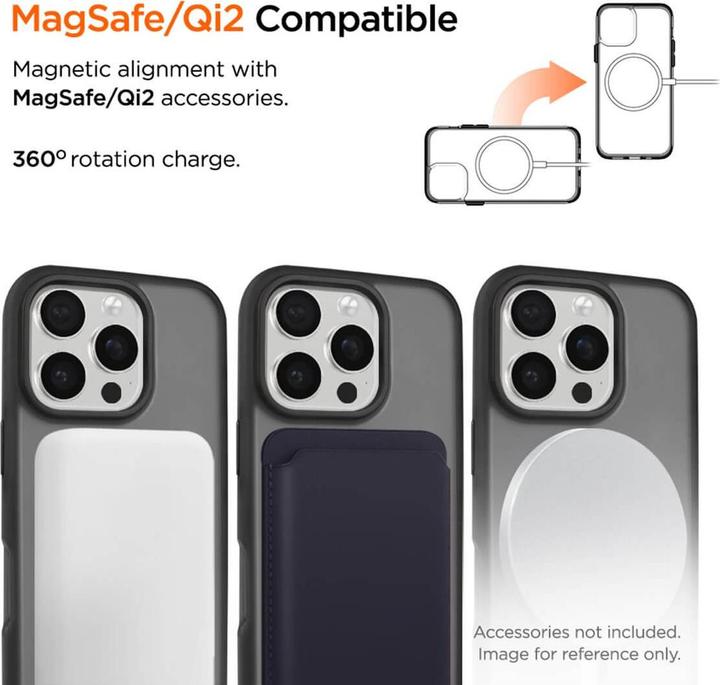 Immagine prodotto Eiger 3m Ultra-Protection Magsafe-Case GRS Blizzard Magsafe Case GRS White (Apple iPhone 16 Pro)