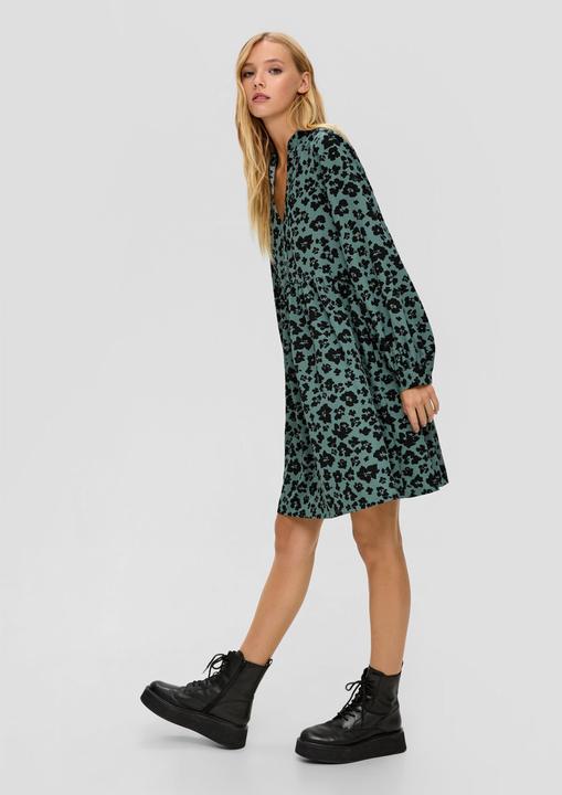 Image du produit s.Oliver Kleid Crêpe-Kleid mit All-over-Print (42)