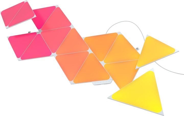 Image du produit Nanoleaf Shapes Triangles Smarter Kit 15 (80 lm)