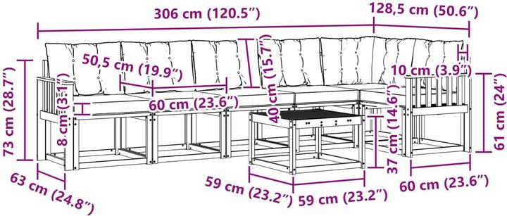 Produktbild vidaXL Sofa Set