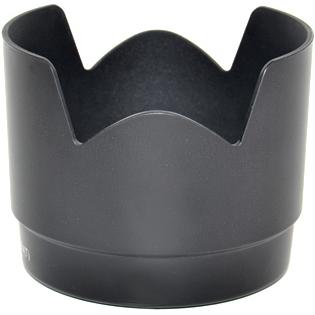 JJC ET 74 (Tulp) Canon Zonnekap Zwart, Gegenlichtblende, Schwarz