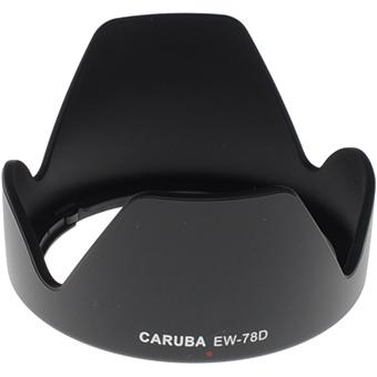 Caruba EW 78D Schwarz, Gegenlichtblende, Schwarz