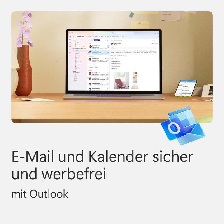 Produktbild Microsoft 365 Personal (Deutsch) (1 User, 12 Monate)