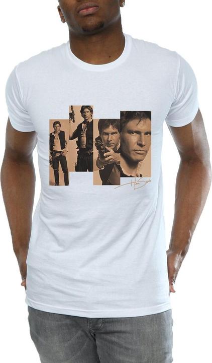 Actual product image Star Wars Mens Han Solo Photoshoot T-Shirt (XXL)
