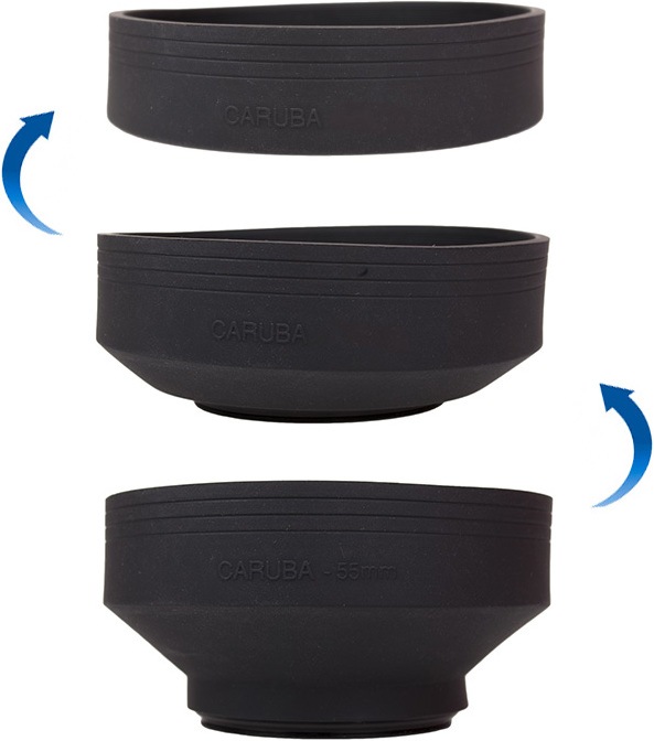 Produktbild Caruba Gummi Gegenlichtblende 3 in 1 37mm