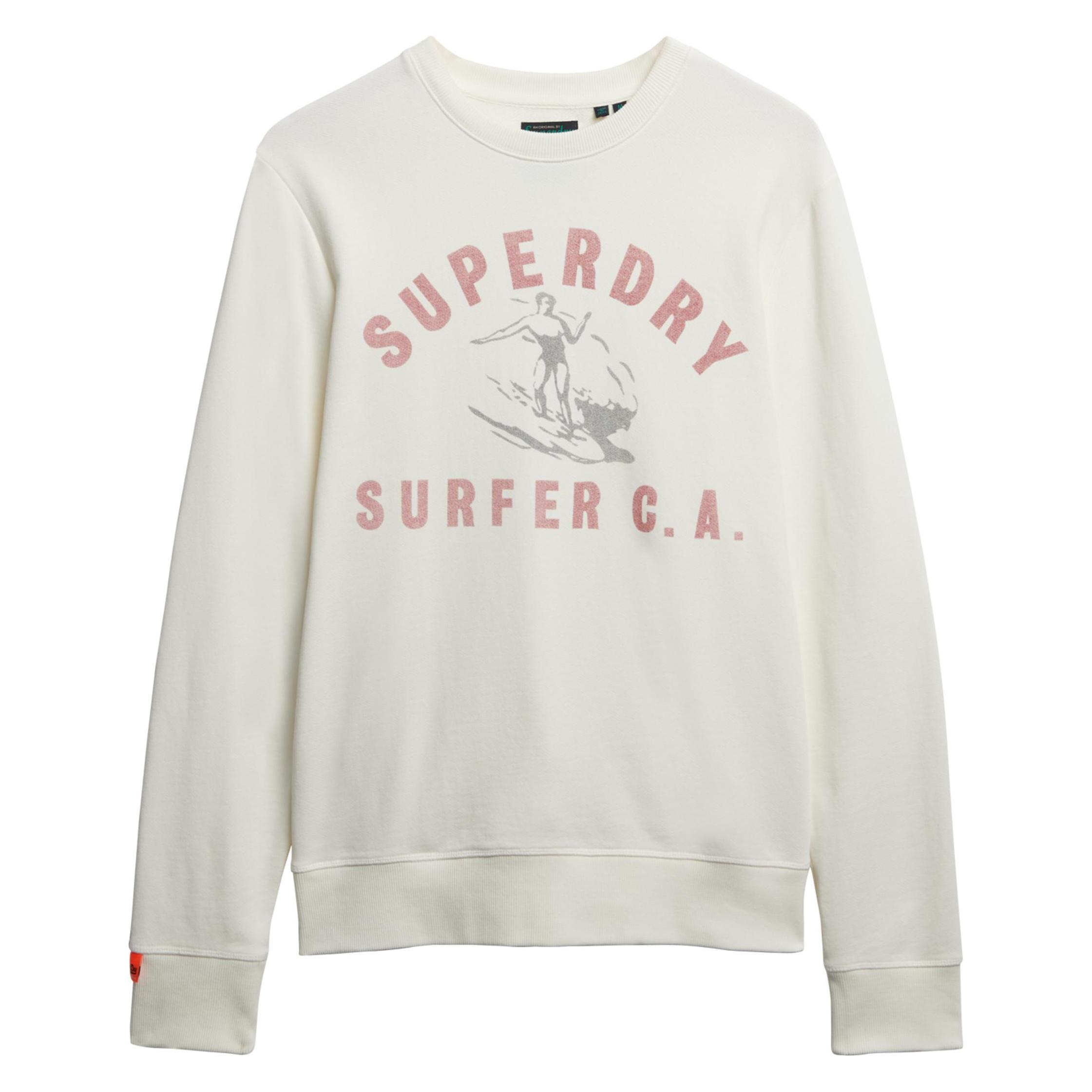 Superdry, Herren, Pullover, Lo-fi Outdoors, Weiss, (Xl)