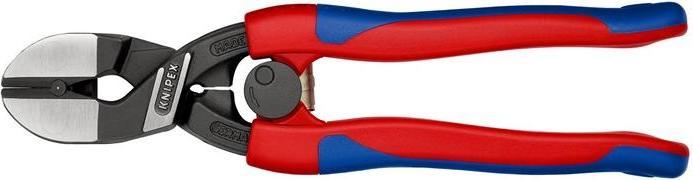 Image du produit Knipex Coupe-boulon compact DIN ISO 5743 L.200mm forme 2 avec facette 20Grad gew. schwarz atram. schlank... (265 mm)